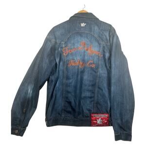 True Religion Jimmy 1971 Western Jean Jacket Size 3XL World Tour Ricky